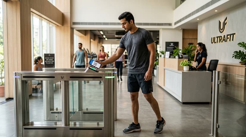 Seamless gym membership payment and turnstile sync
